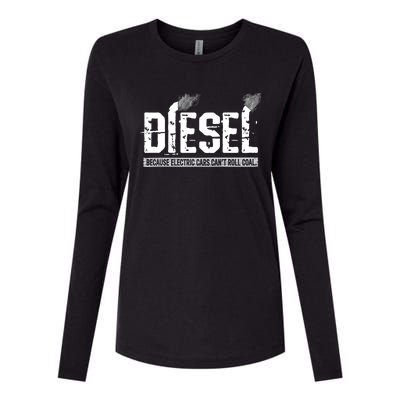 Diesel Rolling Coal Gift Womens Cotton Relaxed Long Sleeve T-Shirt