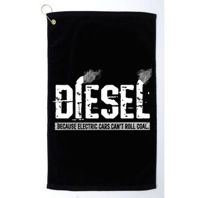 Diesel Rolling Coal Gift Platinum Collection Golf Towel