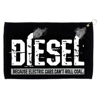 Diesel Rolling Coal Gift Grommeted Golf Towel