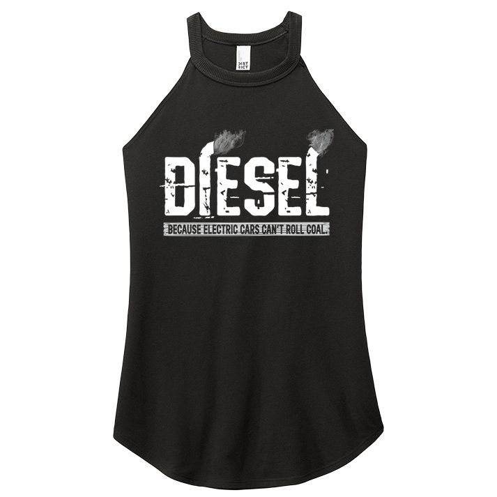 Diesel Rolling Coal Gift Women's Perfect Tri Rocker Tank