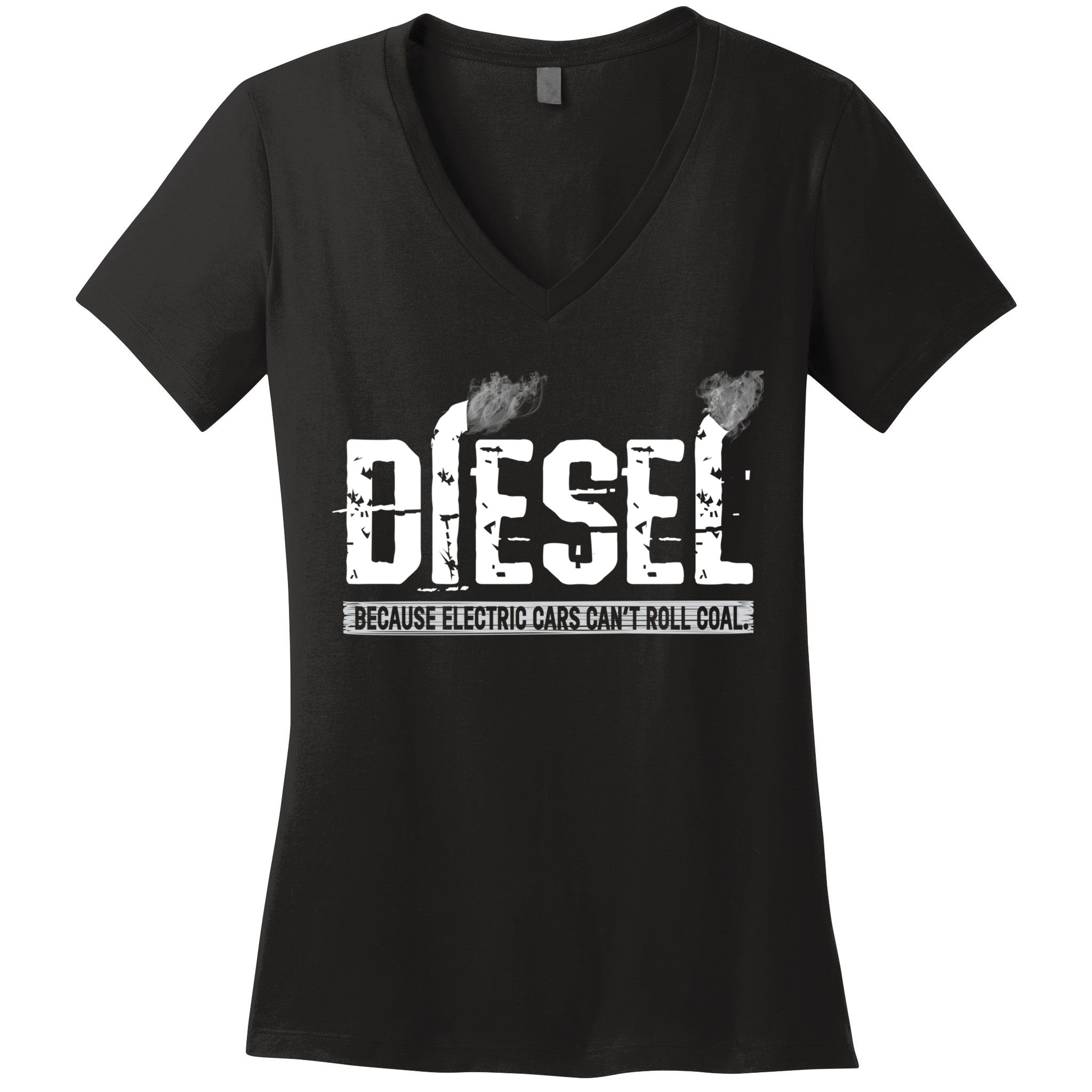 Diesel Rolling Coal Gift Women's V-Neck T-Shirt