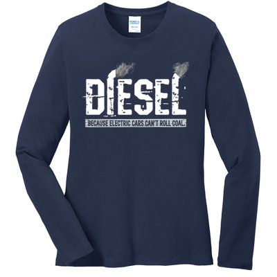 Diesel Rolling Coal Gift Ladies Long Sleeve Shirt