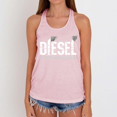 Diesel Rolling Coal Gift Women's Knotted Racerback Tank