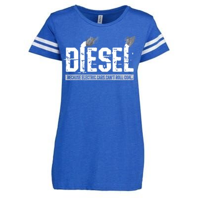 Diesel Rolling Coal Gift Enza Ladies Jersey Football T-Shirt