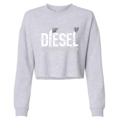 Diesel Rolling Coal Gift Cropped Pullover Crew