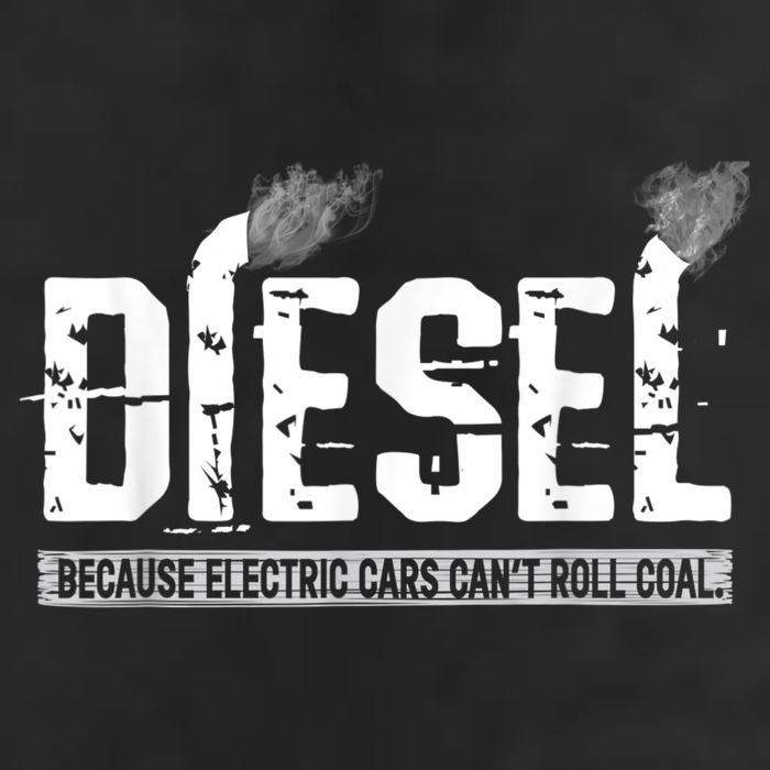 Diesel Rolling Coal Funny Gift 7 Panel Mesh Trucker Snapback Hat