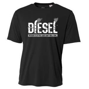 Diesel Rolling Coal Funny Gift Cooling Performance Crew T-Shirt