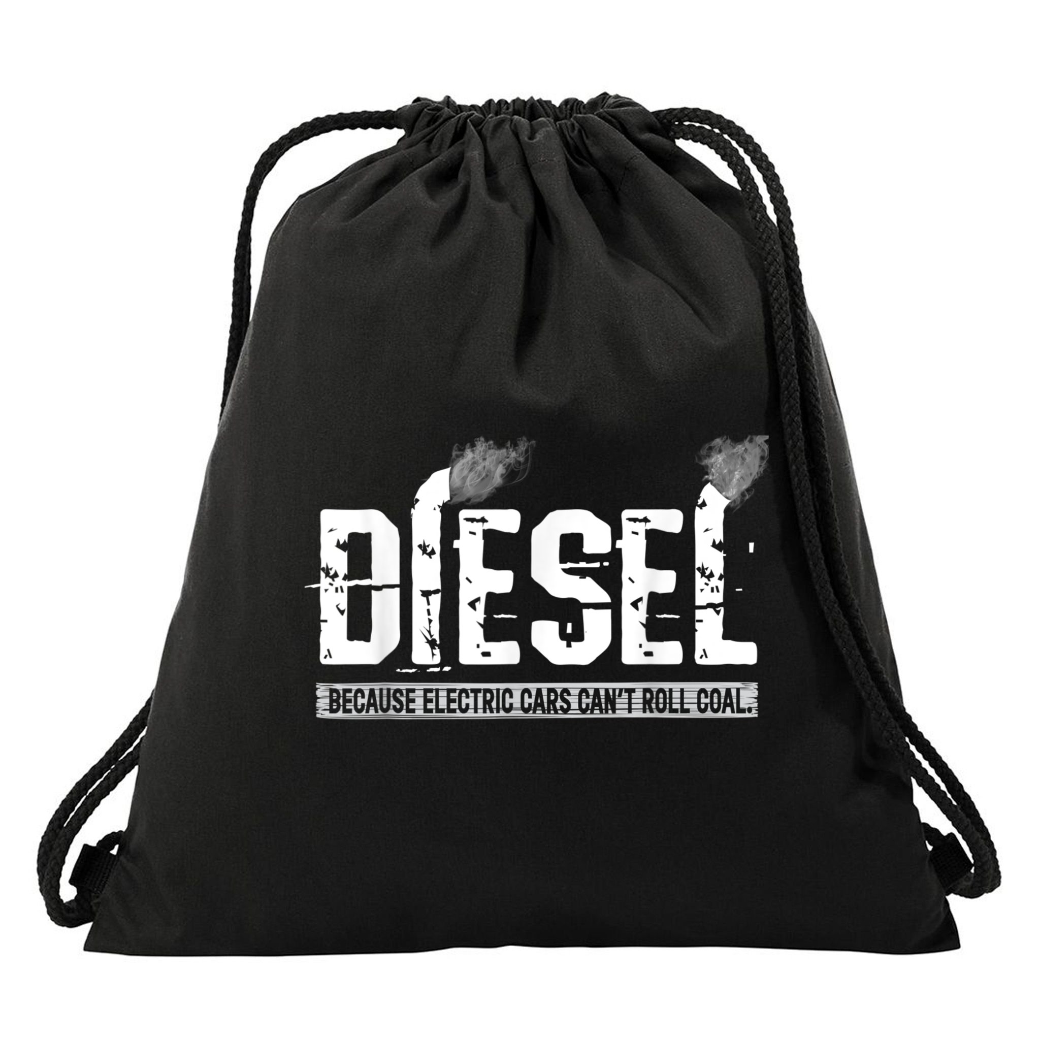 Diesel Rolling Coal Funny Gift Drawstring Bag