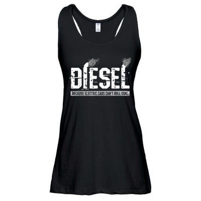 Diesel Rolling Coal Funny Gift Ladies Essential Flowy Tank