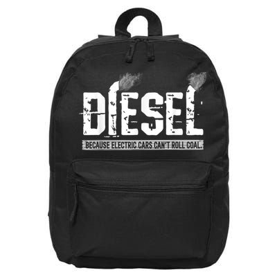 Diesel Rolling Coal Funny Gift 16 in Basic Backpack