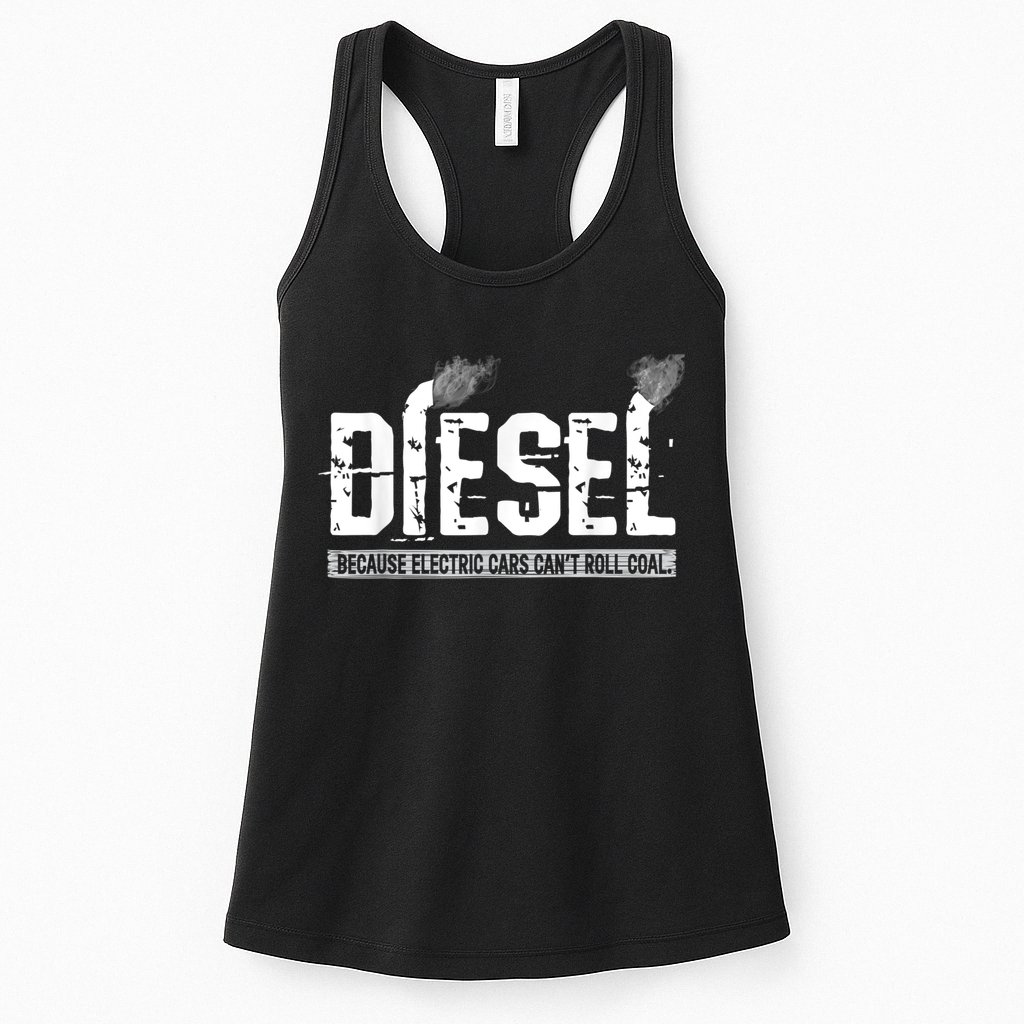 Diesel Rolling Coal Funny Gift Womens Tank Top