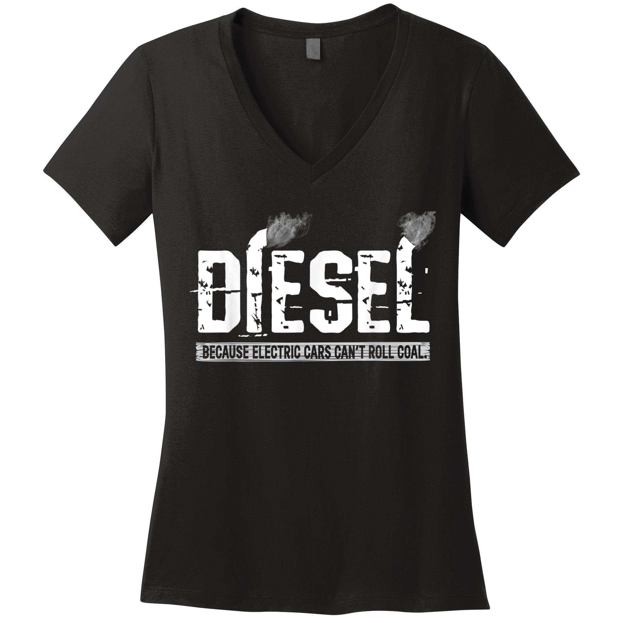 Diesel Rolling Coal Funny Gift Women's V-Neck T-Shirt