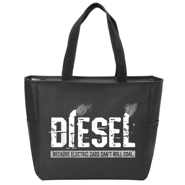 Diesel Rolling Coal Funny Gift Zip Tote Bag