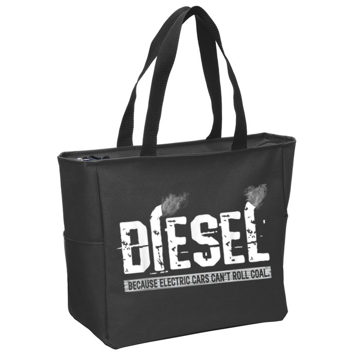 Diesel Rolling Coal Funny Gift Zip Tote Bag