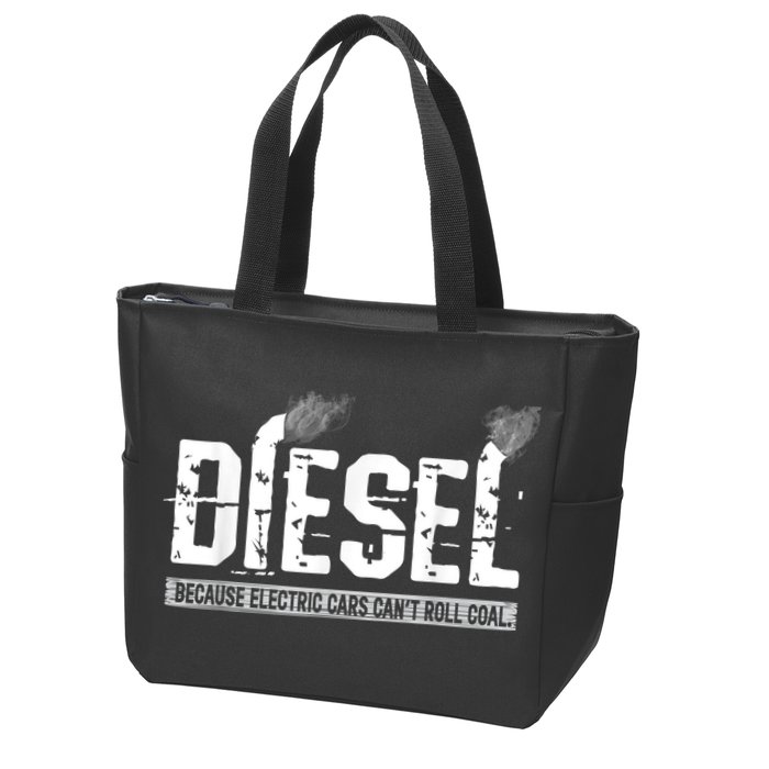 Diesel Rolling Coal Funny Gift Zip Tote Bag