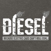 Diesel Rolling Coal Funny Gift Cotton Canvas Backpack
