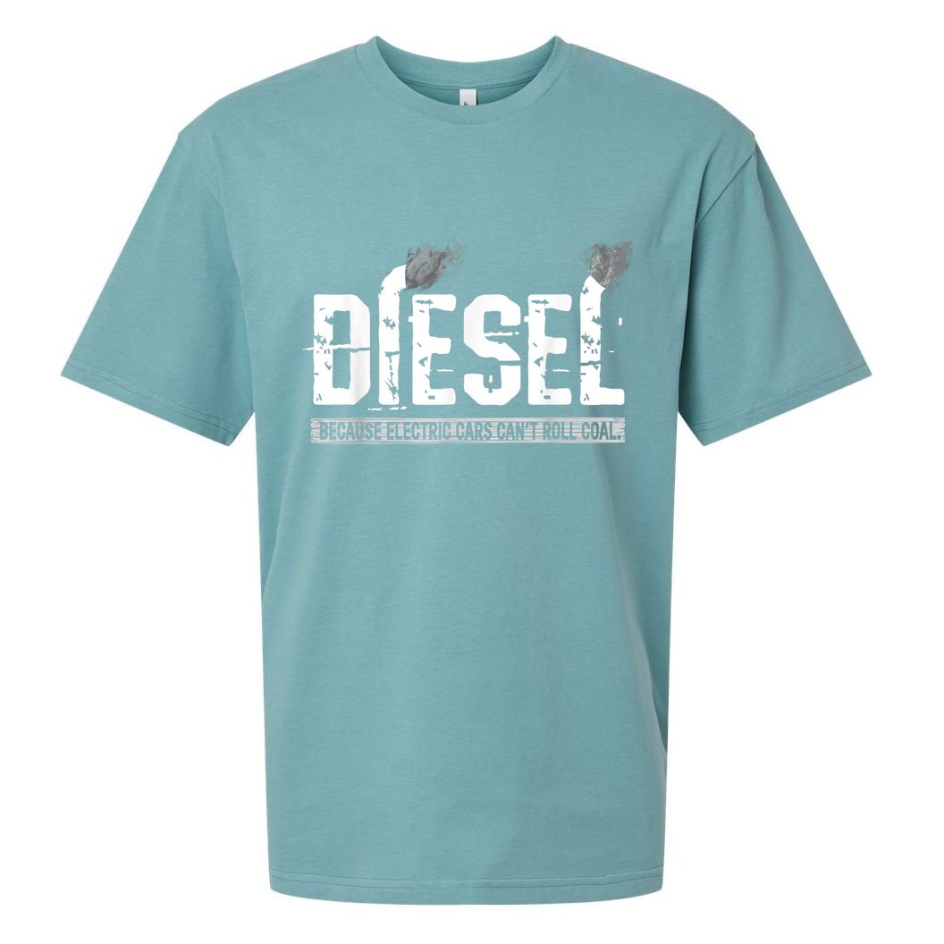 Diesel Rolling Coal Funny Gift Sueded Cloud Jersey T-Shirt