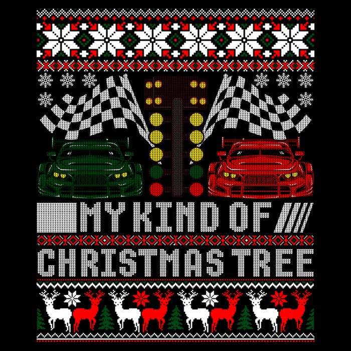 Drag Racing Christmas Tree Race Car Ugly Gift Impact Tech Backpack