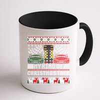 Drag Racing Christmas Tree Race Car Ugly Gift Mug