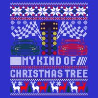 Drag Racing Christmas Tree Race Car Ugly Gift 16 in Basic Backpack