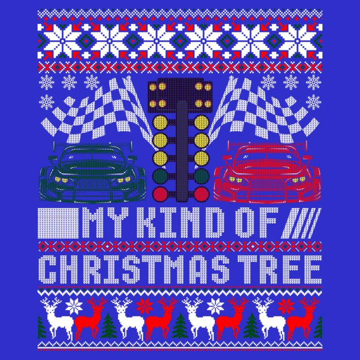 Drag Racing Christmas Tree Race Car Ugly Gift 16 in Basic Backpack