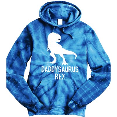 Daddysaurus Rex Cool Gift Tie Dye Hoodie