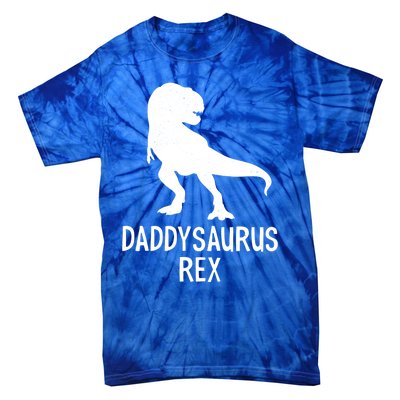 Daddysaurus Rex Cool Gift Tie-Dye T-Shirt