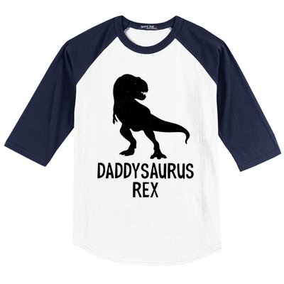 Daddysaurus Rex Cool Gift Baseball Sleeve Shirt