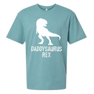 Daddysaurus Rex Cool Gift Sueded Cloud Jersey T-Shirt