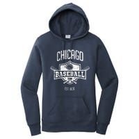 Distressed Retro Cub Look Fan Gift Party Tailgate Women's Pullover Hoodie