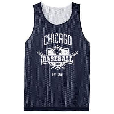 Distressed Retro Cub Look Fan Gift Party Tailgate Mesh Reversible Basketball Jersey Tank