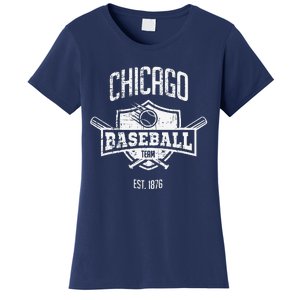 Distressed Retro Cub Look Fan Gift Party Tailgate Women's T-Shirt