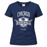 Distressed Retro Cub Look Fan Gift Party Tailgate Women's T-Shirt