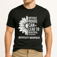 Difficult Roads Can Lead To Beautiful Destinations Infertility Awareness Cooling Performance Crew T-Shirt