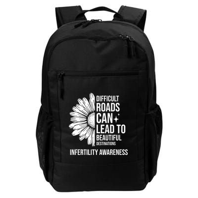 Difficult Roads Can Lead To Beautiful Destinations Infertility Awareness Backpack