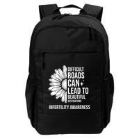 Difficult Roads Can Lead To Beautiful Destinations Infertility Awareness Backpack