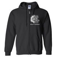 Difficult Roads Can Lead To Beautiful Destinations Infertility Awareness Full Zip Hoodie