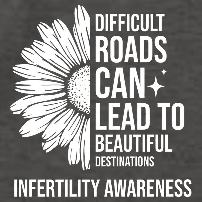 Difficult Roads Can Lead To Beautiful Destinations Infertility Awareness Vector Backpack