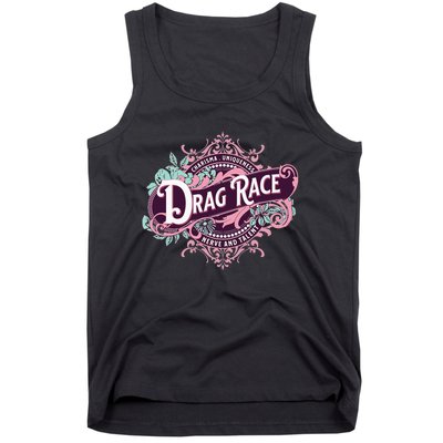 Drag Race Charisma Uniqueness Nerve And Talent Tank Top