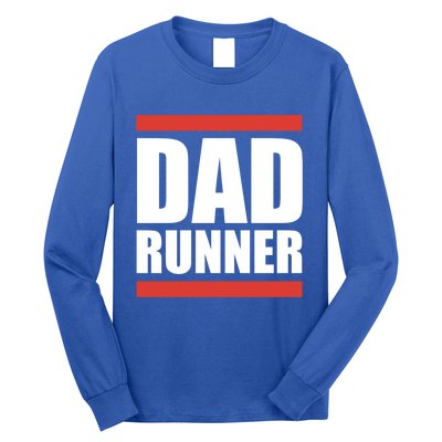 Dad Runner Cool Dad Sports Fitness Tee Father's Day Tee Gift Long Sleeve Shirt