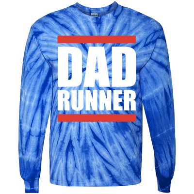 Dad Runner Cool Dad Sports Fitness Tee Father's Day Tee Gift Tie-Dye Long Sleeve Shirt