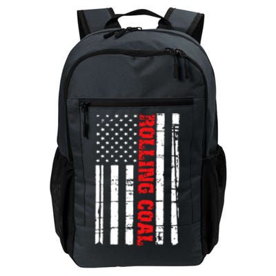 Diesel Rolling Coal Flag Gift Truck Turbo Brothers Daily Commute Backpack