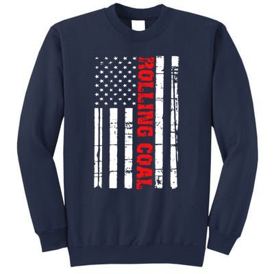 Diesel Rolling Coal Flag Gift Truck Turbo Brothers Sweatshirt