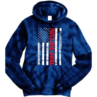 Diesel Rolling Coal Flag Gift Truck Turbo Brothers Tie Dye Hoodie