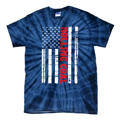 Diesel Rolling Coal Flag Gift Truck Turbo Brothers Tie-Dye T-Shirt