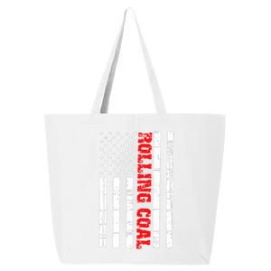 Diesel Rolling Coal Flag Gift Truck Turbo Brothers 25L Jumbo Tote