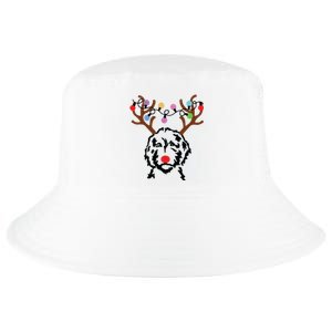 Doodle Reindeer Christmas Lights Funny Doodle Lover Xmas Cool Comfort Performance Bucket Hat