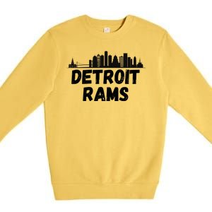 Detroit Rams City View Premium Crewneck Sweatshirt