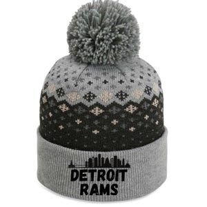 Detroit Rams City View The Baniff Cuffed Pom Beanie