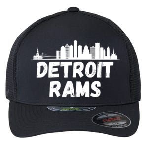 Detroit Rams City View Flexfit Unipanel Trucker Cap